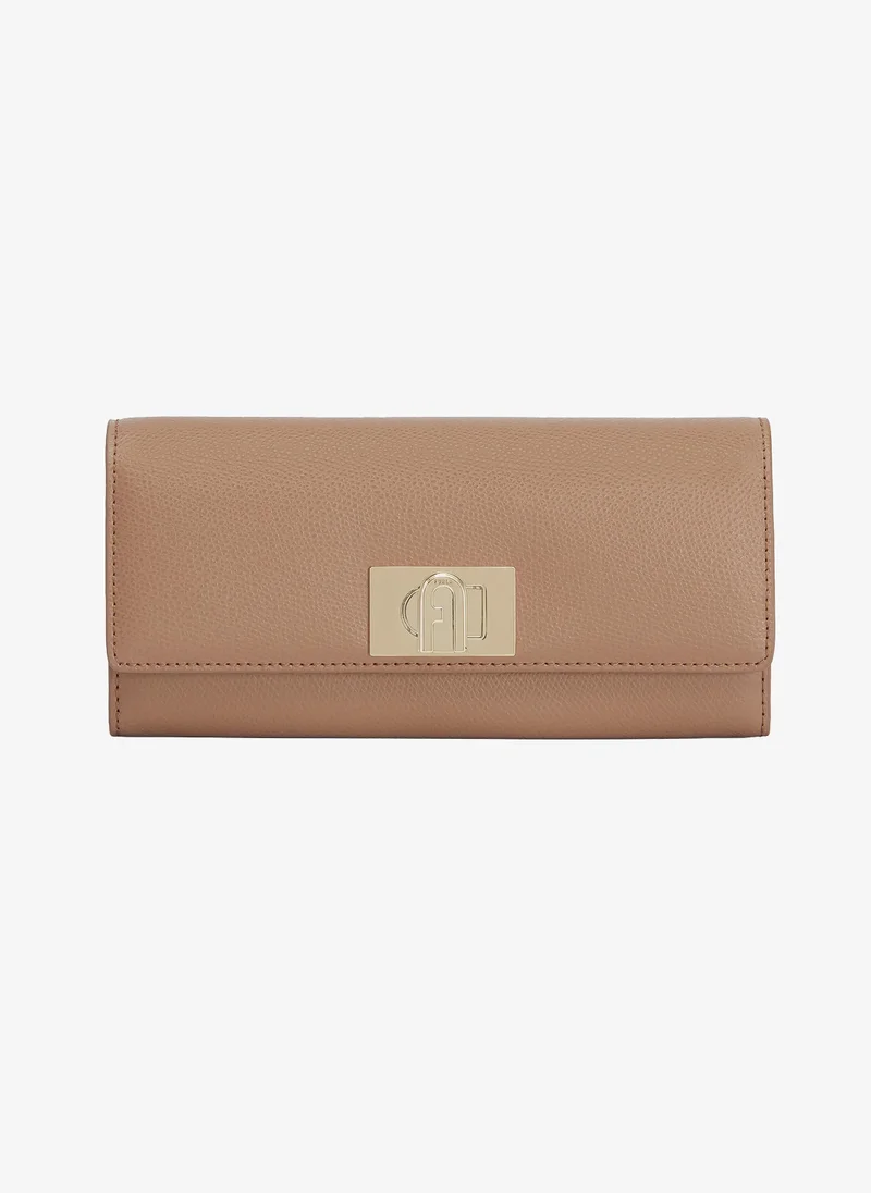Furla 1927 Continental Wallet Greige One Size