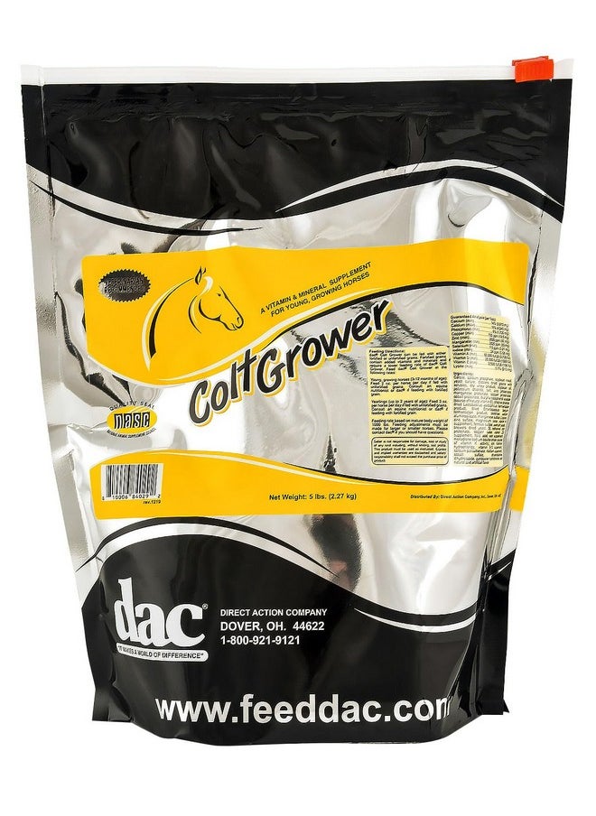 Dac DAC Colt Grower 5 lb Young Growing Developing Maturing Nutrition Vitamin Mineral Supplement 