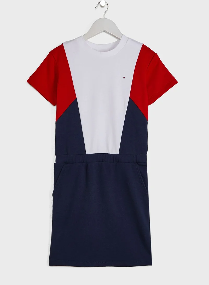 TOMMY HILFIGER Youth Colour Block Dress