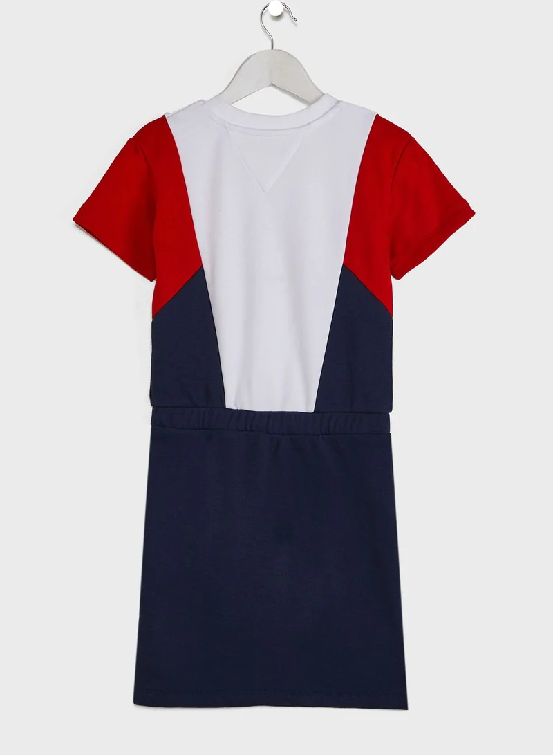 TOMMY HILFIGER Youth Colour Block Dress