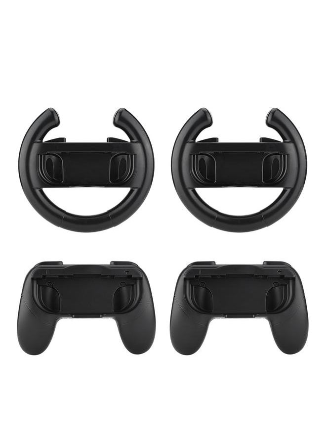 Thoraya Game Console Steering and Wheel Game Handle for Nintendo Switch Joy con  - Image 1