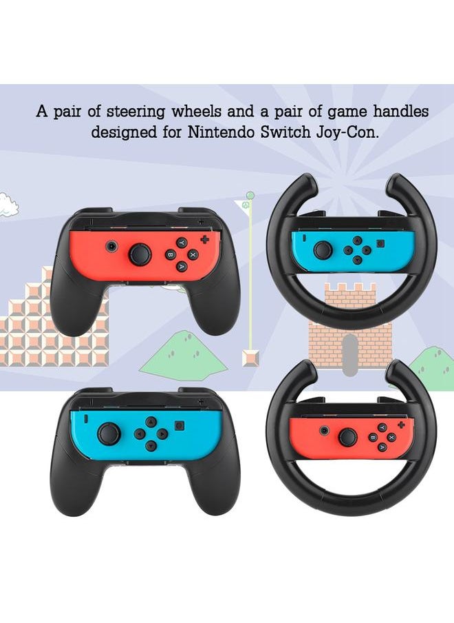 Thoraya Game Console Steering and Wheel Game Handle for Nintendo Switch Joy con  - Image 5