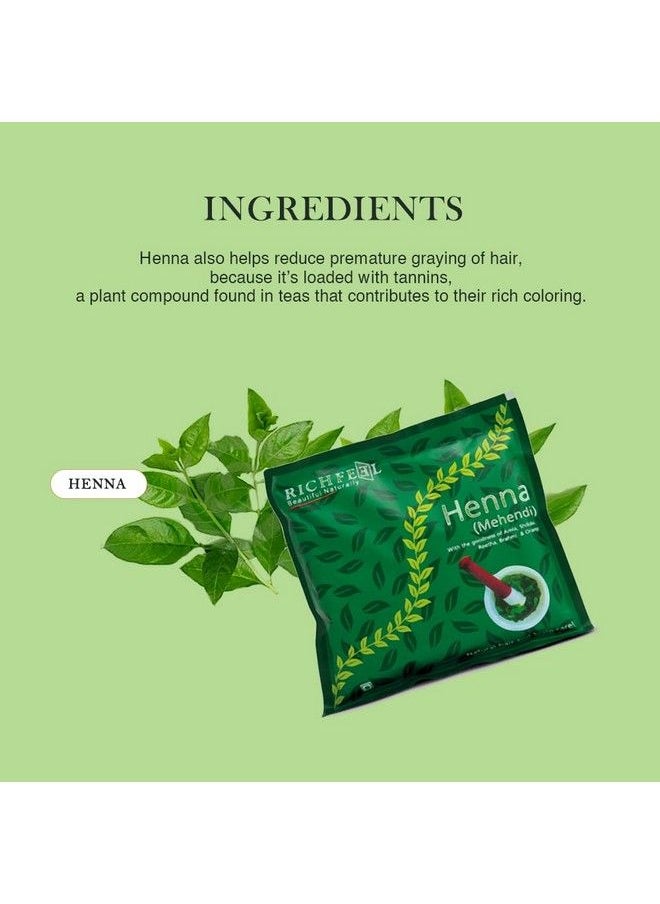 Richfeel Heena Mehendi Powder 100G Each Pack Of 3  - Image 4