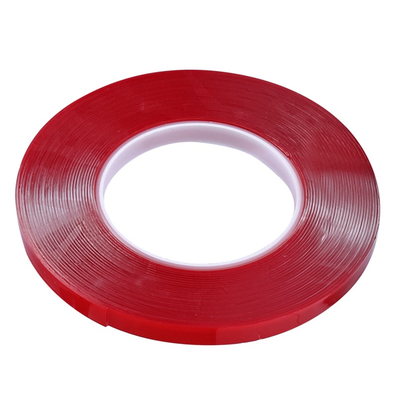 10m Nail Art Adhesive Double sided Tape Red Film Clear Tape for Nail Display Lens Manicure Tool - Image 5