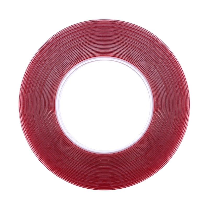 10m Nail Art Adhesive Double sided Tape Red Film Clear Tape for Nail Display Lens Manicure Tool - Image 4