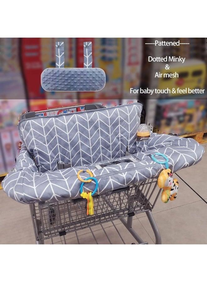 ICOPUCA Shopping Cart Cover for Baby, 2 in 1 cart Cover for Babies N high Chair Cover - Image 5