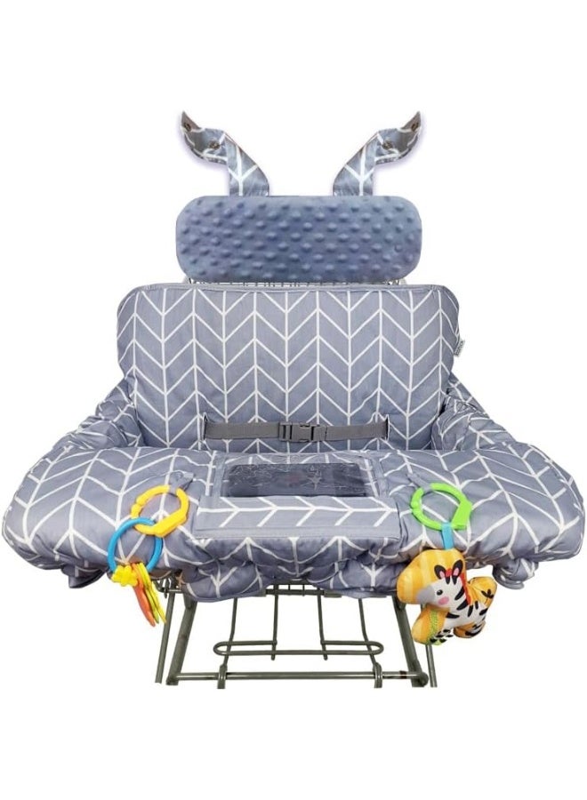 ICOPUCA Shopping Cart Cover for Baby, 2 in 1 cart Cover for Babies N high Chair Cover - Image 1