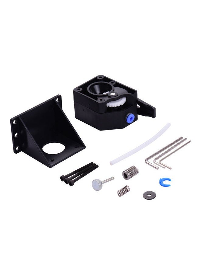 NIBEMINENT Dual Drive Motor Bracket PTFE Tube Hexagon Wrench Screws for 3D Printers Black  - Image 1