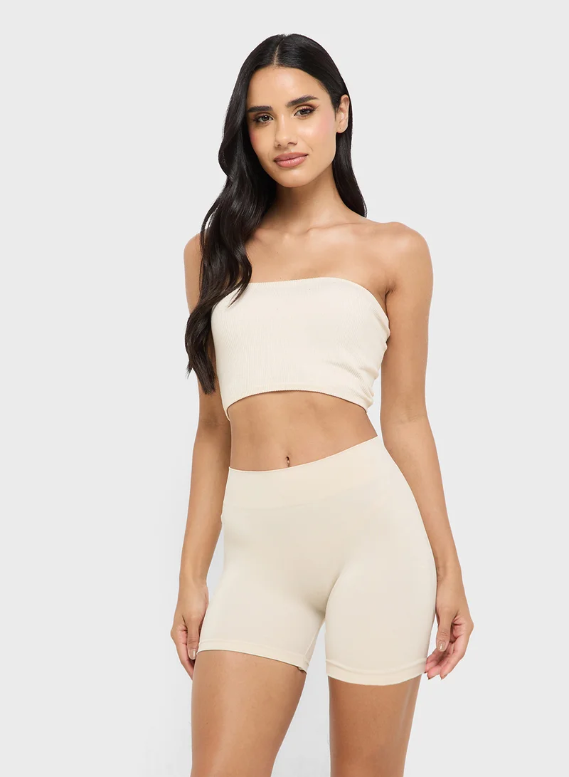 اونلي Onlvicky Seamless Mini Shorts