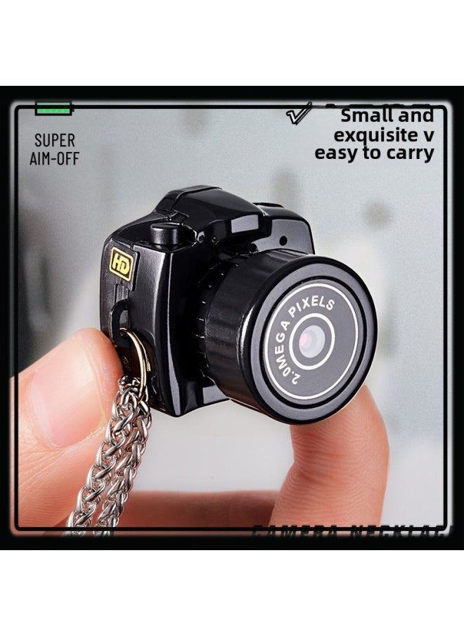 Generic Mini Digital Camera Campus Mini High-Definition Portable Small Student Party Portable Card Machine Gift For Boys And Girls-Body Color:[valentine's Day Themed Gift Bag Packaging] Camera + Necklace + 8g Memory Card + Card Reader (can Record And Transfer To Mobile Phone)  - Image 4