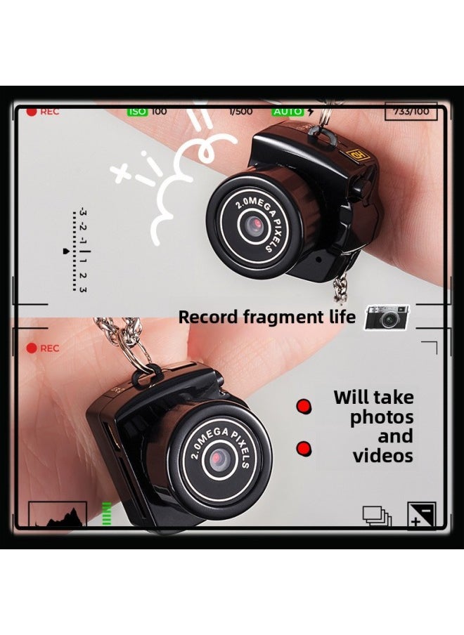 Generic Mini Digital Camera Campus Mini High-Definition Portable Small Student Party Portable Card Machine Gift For Boys And Girls-Body Color:[valentine's Day Themed Gift Bag Packaging] Camera + Necklace + 8g Memory Card + Card Reader (can Record And Transfer To Mobile Phone)  - Image 5