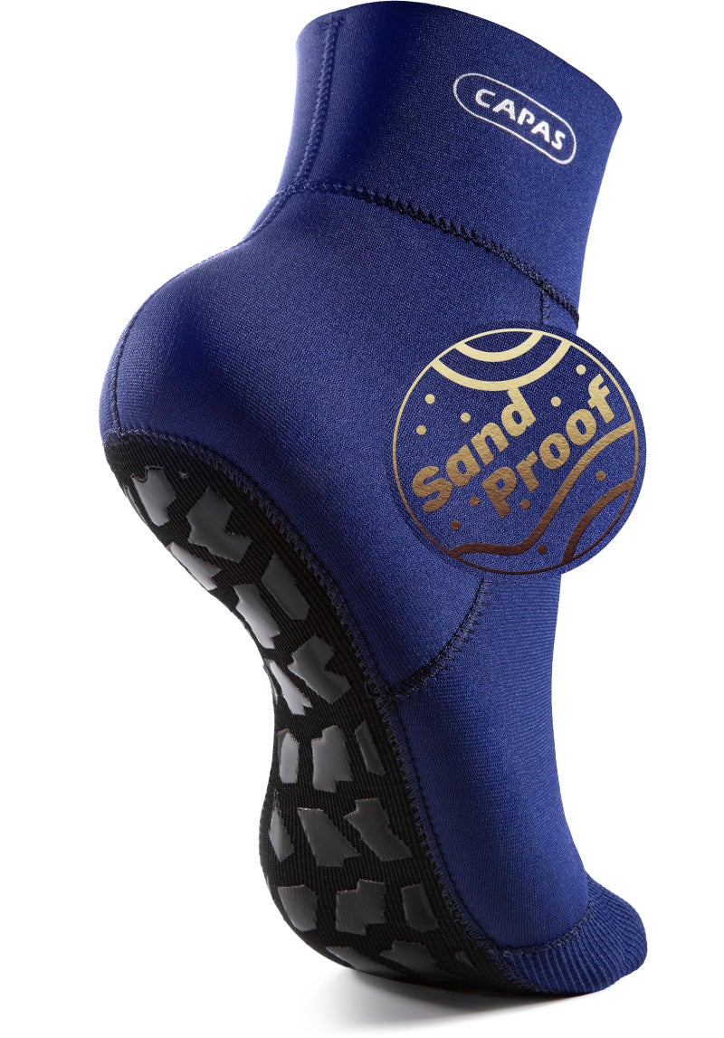 CAPAS 2mm Neoprene Sand Socks, Beach Volleyball Sand Proof Outdoor Socks, Wetsuit Diving Water Socks Keep Warm for Men Women - Image 1