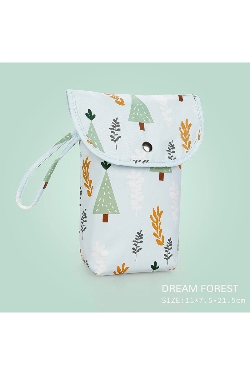 حقيبة حفاضات للأطفال من فورست بيبي، مقاومة للماء، حقيبة تخزين للأمهات، منظم حفاضات، حقيبة حمل