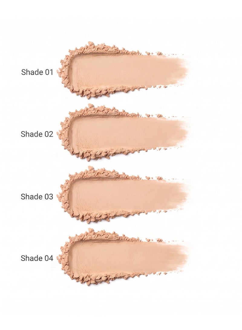 Mn MENOW Menow 4D Compact Powder with Mirror & Sponge, 16g, Shade No. 02 - Image 2