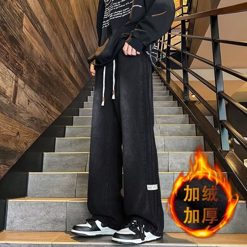 Unisex Casual Daily Denim Jeans - Image 3