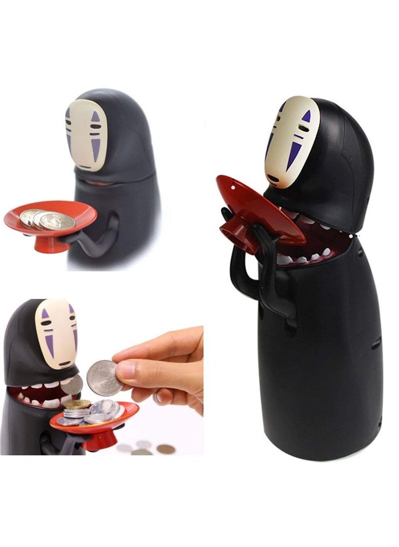 Generic - No Face Man Piggy Bank Money Miyazaki Hayao Spirited Away Chirldren Cartoon Toy Coin Bank Automatic Eat Coin Piggy Bank - Image 1