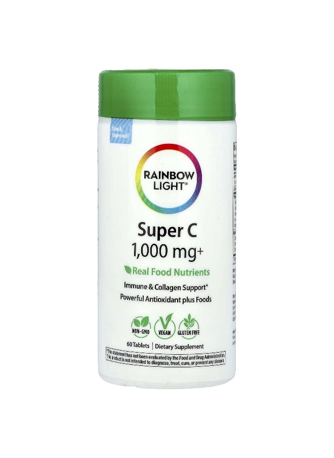 Rainbow Light Rainbow Light, Super C, 60 Tablets  - Image 1