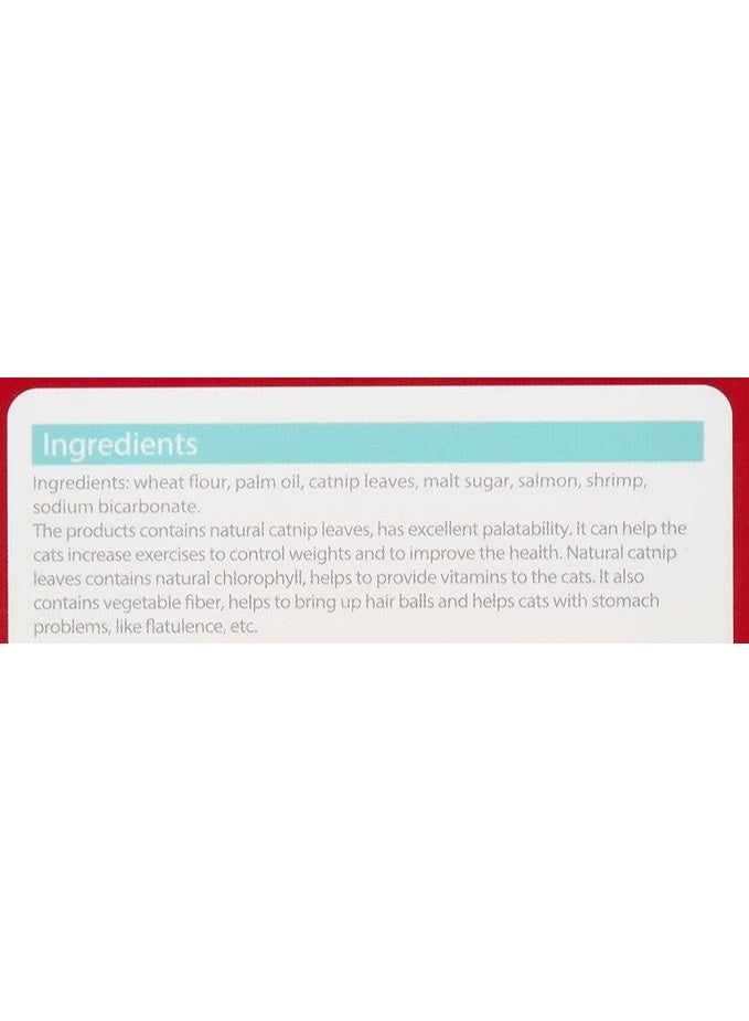 Bioline Catnip Biscuits Salmon Flavour Multicolour 80grams - Image 2