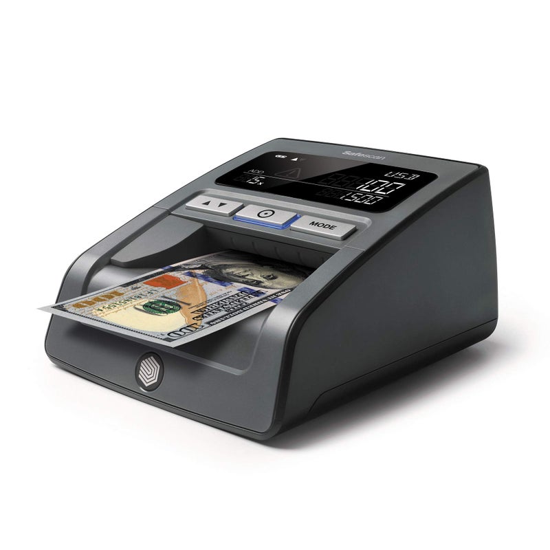 Safescan 185S MultiDirection Portable Counterfeit Bill Detector 7Point Counterfeit Detection Suits 8 Currencies Detects Superdollars Fast Verification Speed with Visual and Sound Alarm - Image 3