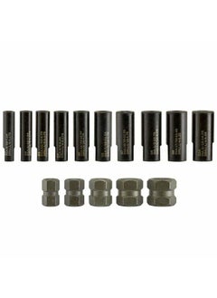 NIBEMINENT 25-Piece Screw Extractor Drill Guide Set Red/Silver  - Image 3