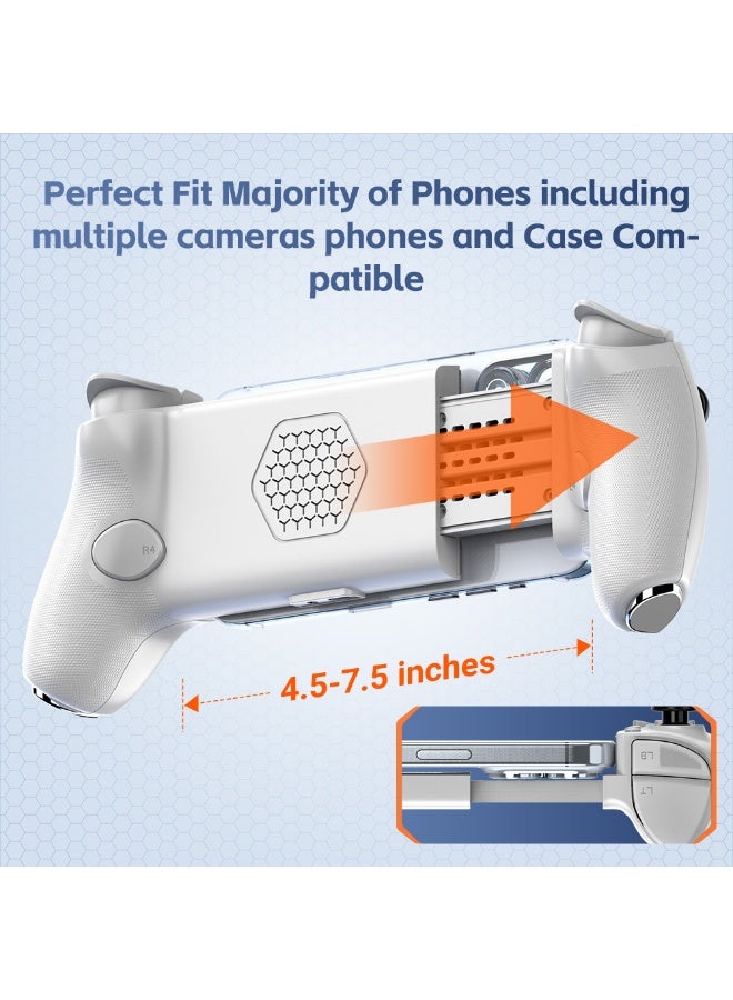 جاموينج  Gamwing AB01 Mobile Game Controller – Type-C Wired, Stretchable, Programmable Keys, Android/iOS/Switch/PC/PS5 - Image 5