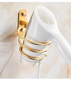 Generic Spiral Hair Dryer Holder (Gold)  - Image 2
