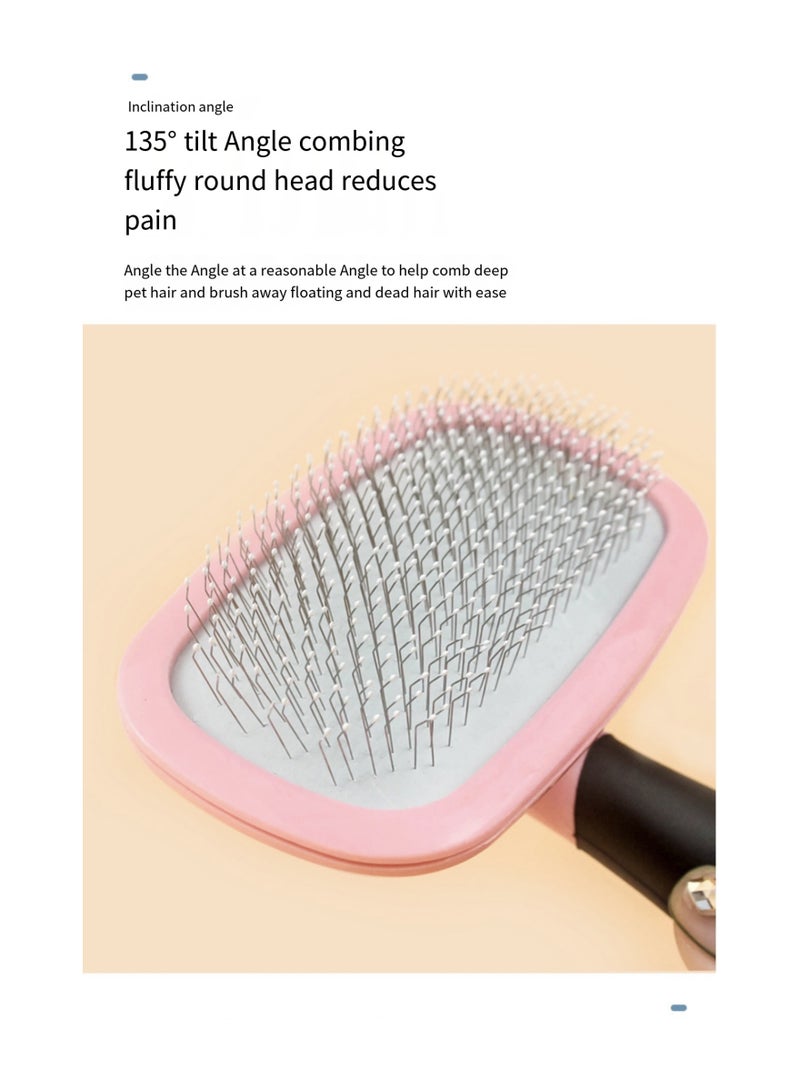 Destinydeal فرشاة قطط للتخلص من الشعر - مشط للعناية بالشعر الطويل والقصير - Image 3