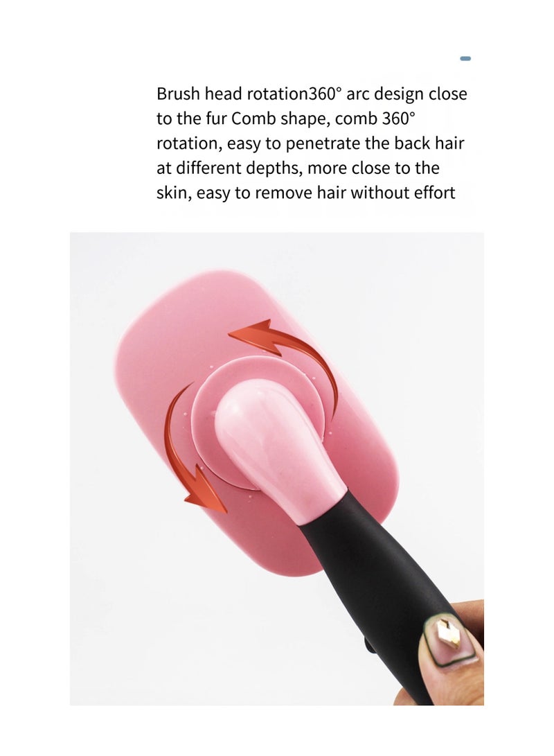 Destinydeal فرشاة قطط للتخلص من الشعر - مشط للعناية بالشعر الطويل والقصير - Image 4