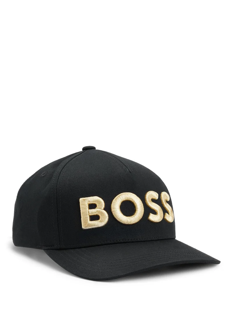 BOSS Cotton-twill cap with 3D embroidered logo