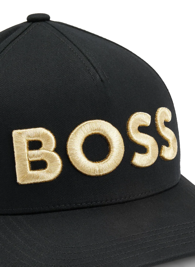 بوس Cotton-twill cap with 3D embroidered logo