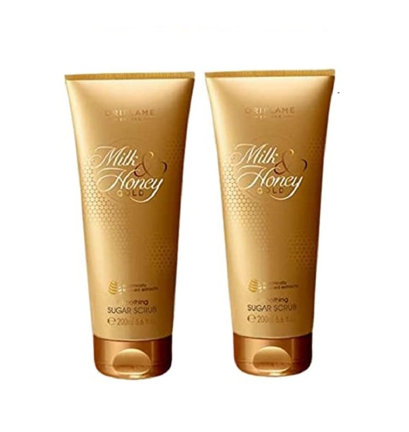 Oriflame Oriflame Milk  Honey Gold Sugar Scrub 200 ml Pack of 2