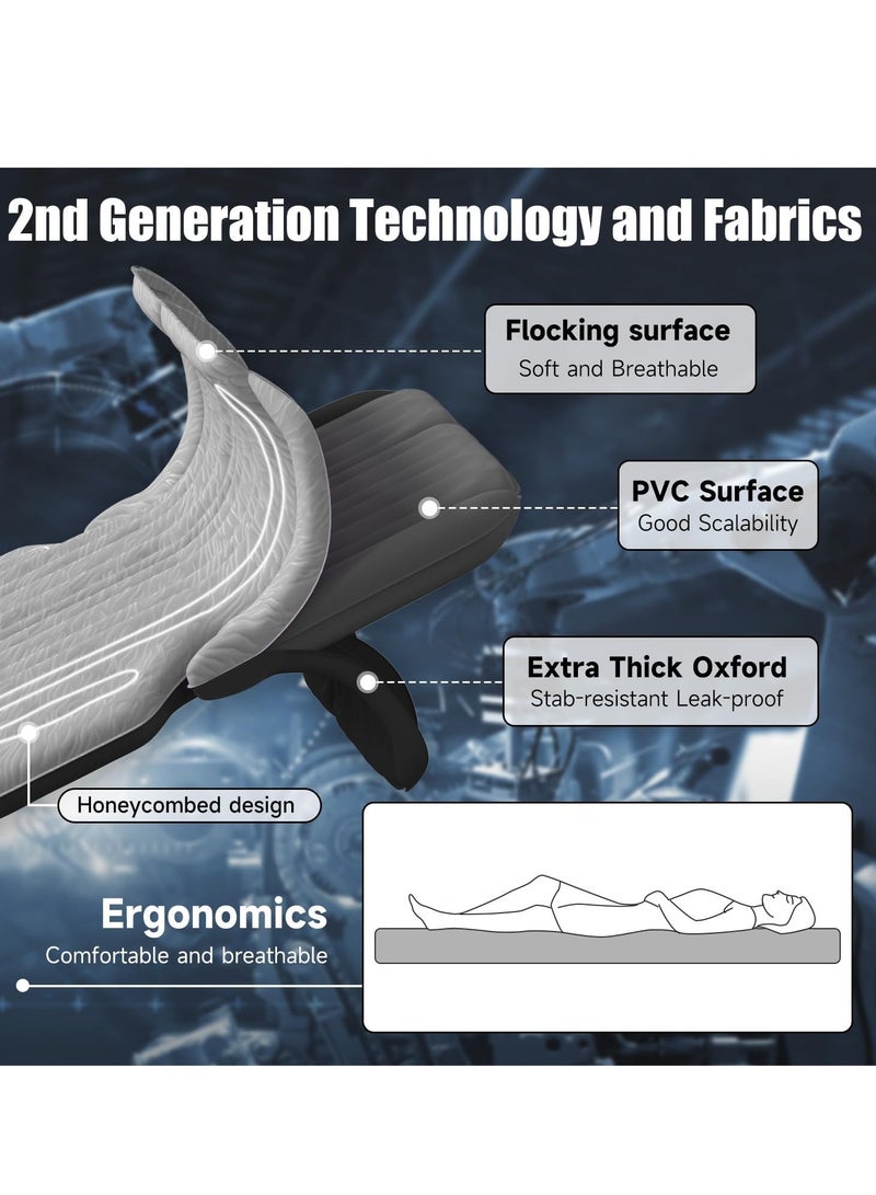 FlashHawk SUV Car Air Mattress, Grey - Image 3