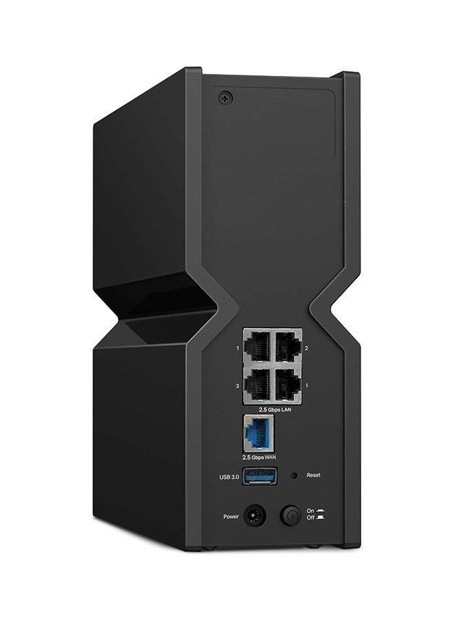 TP-LINK BE9300 Tri-Band Wi-Fi 7 Router, Wi-Fi 7 (802.11be), Up to 9214 Mb/s Throughput, 2.4 GHz / 5 GHz / 6 GHz (Tri-Band), 6 x Internal Antennas, 4 x 2.5G Ethernet LAN Ports, Black | Archer BE550 Black - Image 3