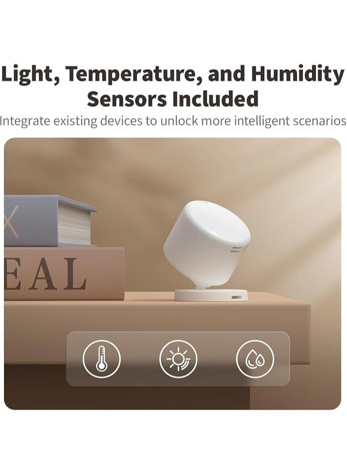Aqara Presence Sensor FP300 Wireless 5-in-1 Motion Sensor with mmWave, PIR, Light, Temperature & Humidity Detection, Thread & Zigbee, Supports HomeKit, Home Assistant,Google Home,Smartthings - Image 2