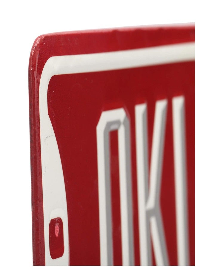 Open Road Brands University of Oklahoma Sooners Metal Street Sign - Vintage University of Oklahoma Sign for Man Cave, Office or Bedroom - Image 4