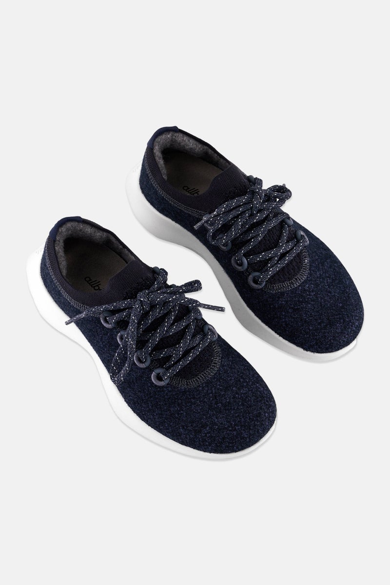 Allbirds Women Lace Up Casual Shoes, Navy - Image 4