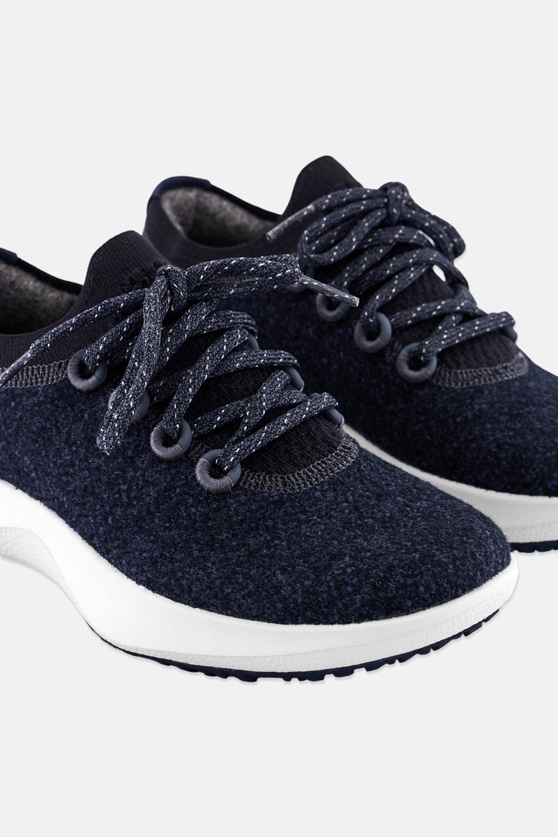 Allbirds Women Lace Up Casual Shoes, Navy - Image 3