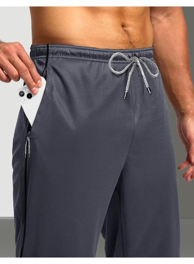 Pinkmint Store Pinkmint Men’s Spandex Comfort Fit Drawstring Track Pants with Side Pockets (PACK OF 2) L - Image 3