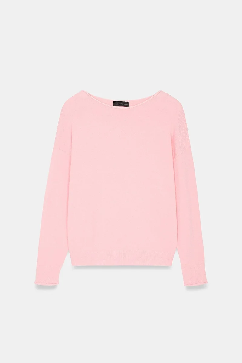 Dilvin Powder Pink DILVIN Women's Knit Sweater for Women | Best Price UAE