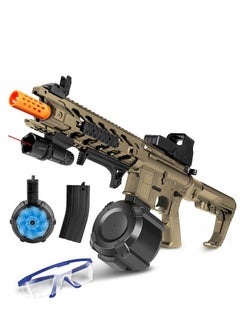 Moonmen M4 Wasp Gel Ball Blaster with 1000 Round Capacity Ammo Drum – Splatter Ball Blaster Includes 30,000 Planet Friendly No- Stain Water Beads- Fun and Exciting Electric Blaster  - Image 1