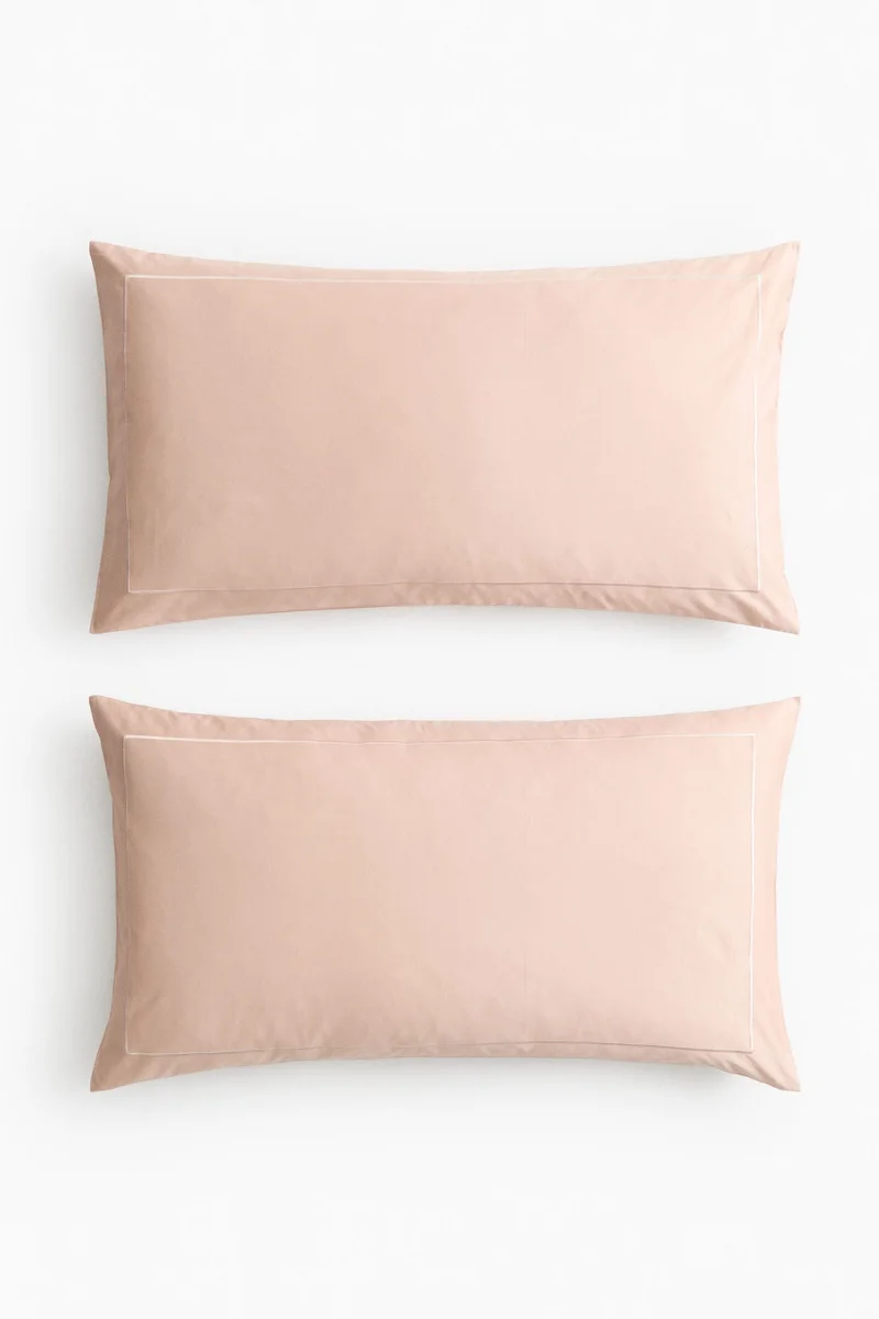 H&M 2-pack cotton sateen pillowcases