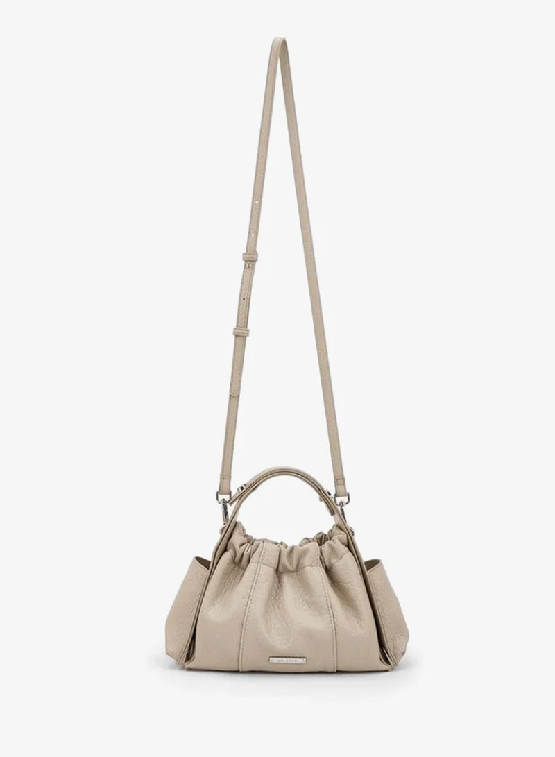 سيليست Textured Crossbody Bag With Detachable Strap