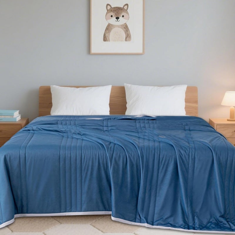 Cooling Blankets for Hot Sleepers, Double-Sided Cold Blankets for Summer, Breathable Quilt Bedding for Bed Dorm Room Sleeping Adults Couch Bedroom Camping Travel Sofa Apartment - Image 3