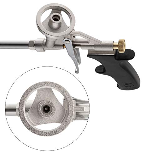 INTERTOOL Foam Gun, Expanding PU Applicator, Professional Metal Body, Spray Dispensing Caulk Application, Insulating, Sealing, Filling PT-0603 - Image 3