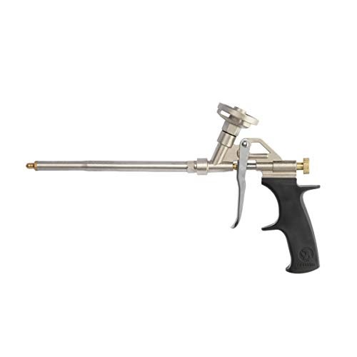 INTERTOOL Foam Gun, Expanding PU Applicator, Professional Metal Body, Spray Dispensing Caulk Application, Insulating, Sealing, Filling PT-0603 - Image 1