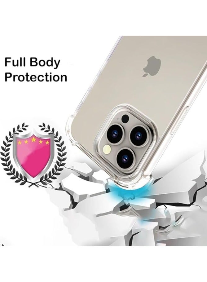 Iphone 15 Pro Clear Cover Case soft TPU Transparent Silicone Rubber Back Protective Case shock Absorbent Reinforced Corner for Iphone 15Pro Clear