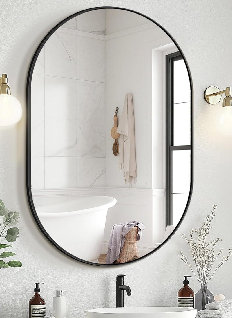 Sharpdo LED Bathroom Mirror, Wall Mounted, Thickened Aluminum 40*60CM - Image 2