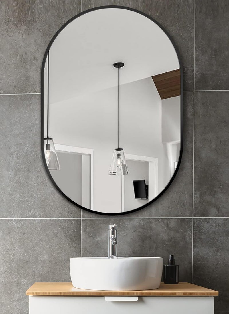 Sharpdo LED Bathroom Mirror, Wall Mounted, Thickened Aluminum 40*60CM - Image 1