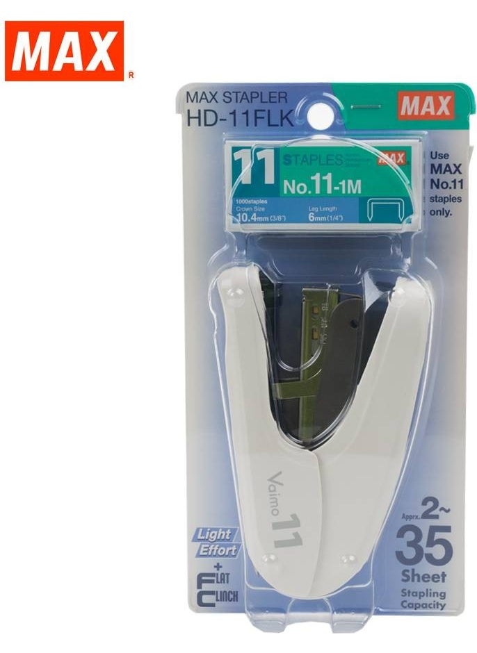 Max Vaimo 11 HD-11FLK Stapler and Staples White  - Image 2