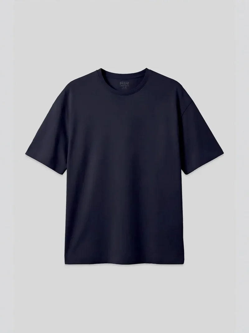 تومي لايف TOMMY Oversized Cotton Crew Neck T-Shirt
